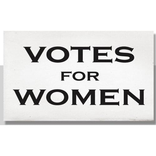SUFFRAGETTE MOVEMENT VOTES FOR WOMEN Vintage METAL WALL SIGN PLAQUE poster