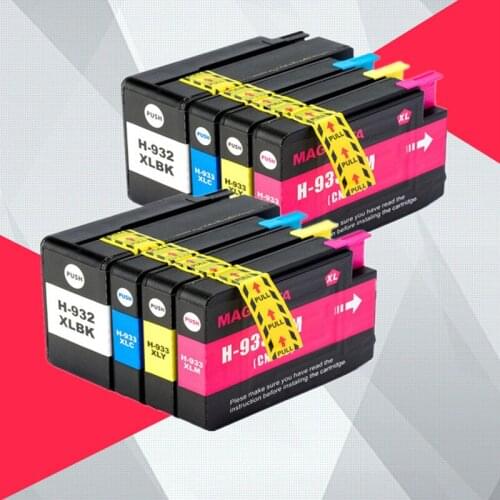 2SET Compatible 932XL 933 for HP932 933XL replacement Ink Cartridge for HP Officejet 6100 6600 6700 7110 7610 7612 Printer