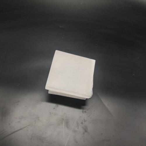 7-8cm Selenite Crystal Charging Disk Plate Tile Square Statio Block Polished Square Cleanse