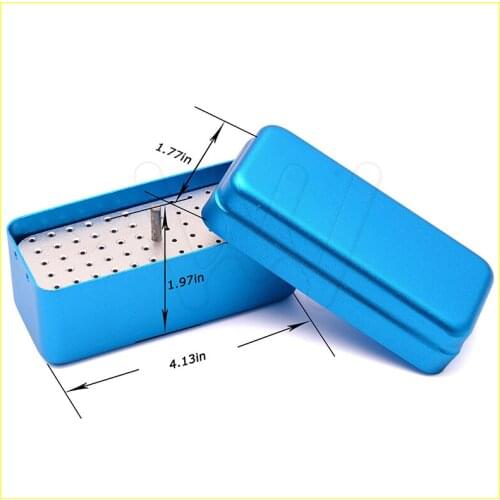 72 Hole Diamond Bur/File Endo Sterilization Organizer Holder Container Autoclave