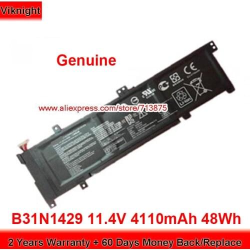 Genuine B31N1429 Battery 0B200-01460100 for Asus K501LB K501LX K501UB K501UX 11.4V 4110mAh 48Wh