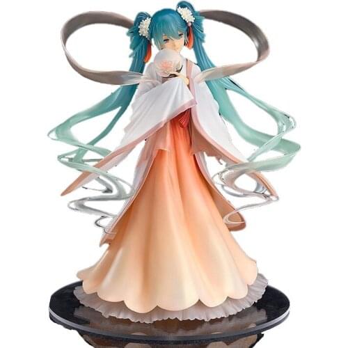 Anime Hatsune Miku Mid-Autumn Festival Hanfu Figure Decoration Model Doll Birthday Christmas Gift Collection Toy Cute Girl Style