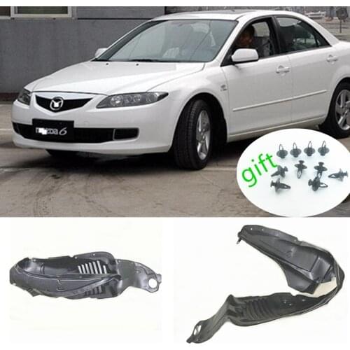 Car accessories front inner fender splash mud guard for Mazda 6 GG 2002-2008