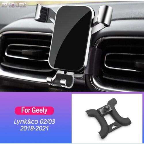 Car Mobile Phone Holder Special Mounts Stand GPS Navigation Bracket For LYNK&CO 02 03 2018 2019 2020 2021 Car Accessories