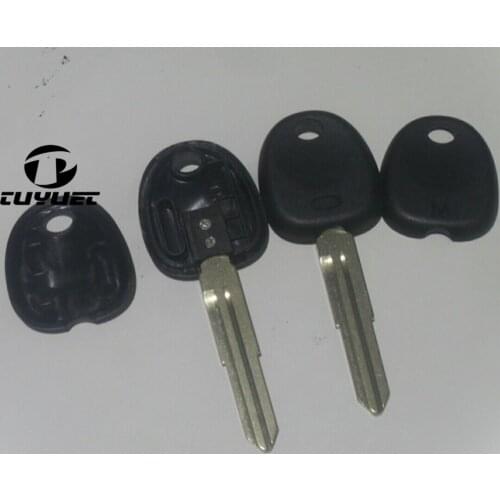 FOB Car Key Case Transponder Key Shell For Hyundai Sonata Santa Fe Right Blade (Can Install TPX and Carbon Chip)