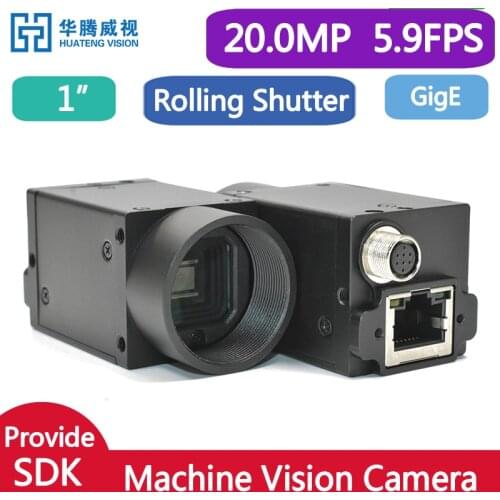 Gigabit GIGE 20MP Industrial Camera + SDK,Machine Vision Applications Support For Windows 7/8/10 Operating System 5488X3678@5FPS