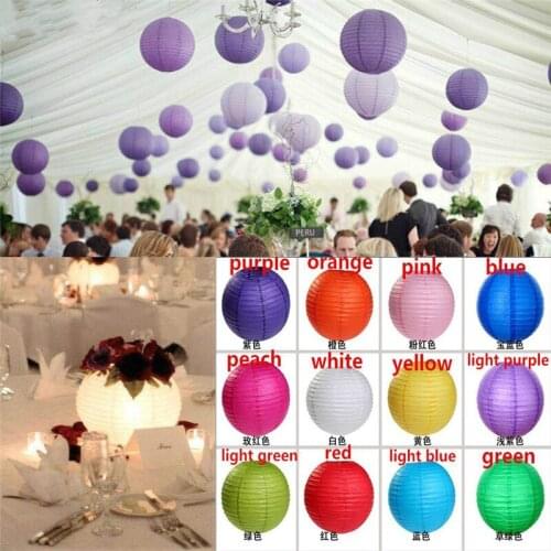 Decorative Paper Lampion Ball 1pcs 12" 30cm Chinese Paper Lanterns Wedding Party Decoration Gift Craft Hanging Lantern DIY