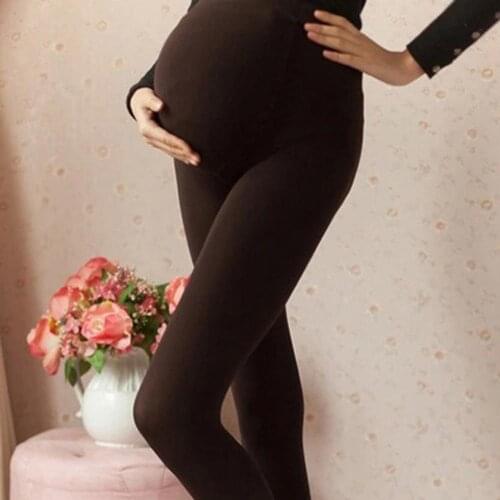 Pregnant Women Full Length Maternity Leggings Pants Nursing Wear Pregnancy Warm Big Size Adjustable Leggings
