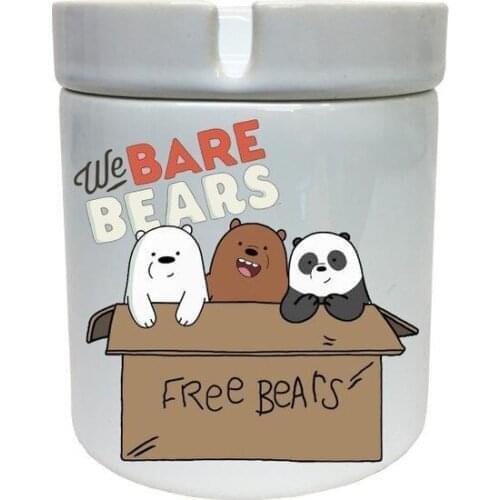 Catharsis We Bare Bears Printed Ceramic Ashtray 1 decorative objects Декоративные элементы Objetos decorativos