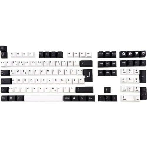 109 Keys Thick PBT Dye Subbed Keycaps De ISO Layout Cherry Profile For MX Switches Mechanical Gaming Keyboard Keycap