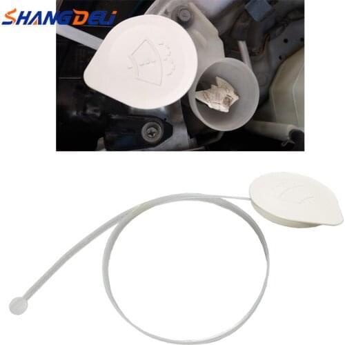 1Pc Windscreen Windshield Wiper Washer Bottle Cap Cover White For Mitsubishi Outlander ASX 2008 - 2019