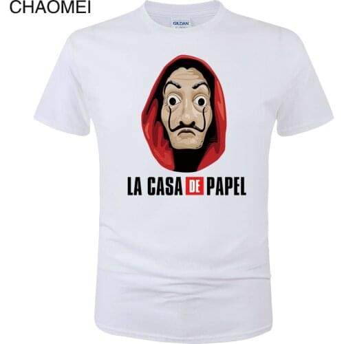 La Casa De Papel Money Heist Funny T Shirt Men Women Cotton Short Sleeve House of Paper Printed Tshirt Streetwear Tops Tee C216