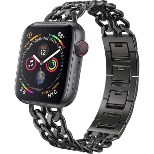 Link bracelet strap for apple watch band 44mm 40mm 42mm 38mm 5/4/3/2/1 correa metal watchband for iwatch pulseira Accessories