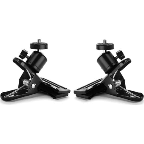 Mount for Oculus Rift Sensor 2 Pack, Metal Tripod Clip Clamp Mount for VR Sensors HTC Vive Base Station/Arlo/Arlo Pro/Lighthouse