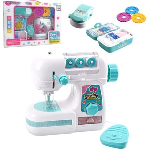 Educational Learning Design Clothing Toys Creative Gift Girls Toy Simulation Sewing Machine Toy Mini Furniture Toy