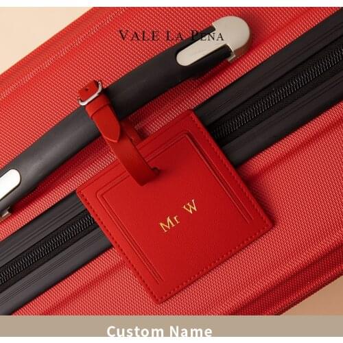 Creative Personalized Custom Initial Travel Accessories High Quality Portable Label Baggage Suitcase Boarding Tag Customization