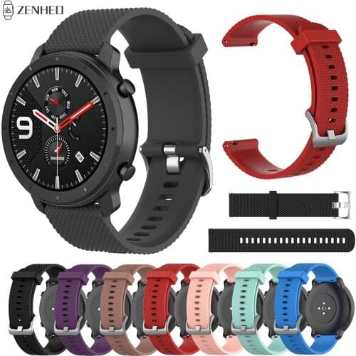 20mm Silicone Watchband for Xiaomi Huami Amazfit GTR 42mm Watch Strap For Samsung Galaxy Watch 42mm/Galaxy Watch Active
