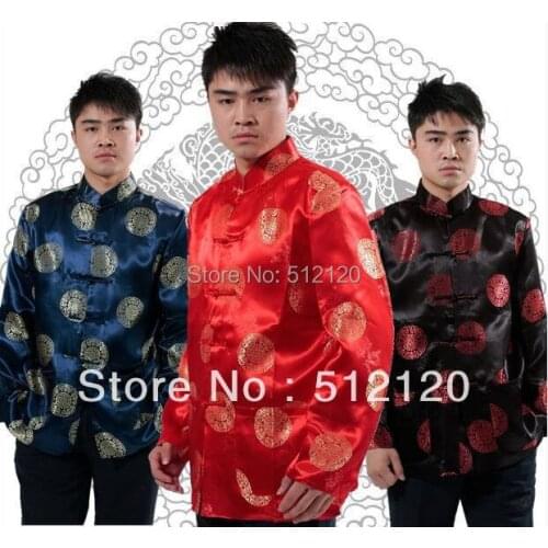 Shanghai Story long sleeve tang suit Shirt traditional chinese mens jacket chinese kungfu Shirt mandarin collar jacket for man