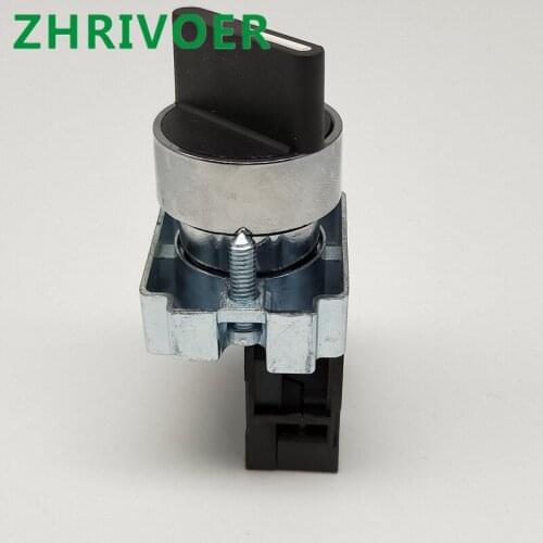 22mm ZB2-BE101C XB2-BD21C XB2-BD21 Rotary switch knob 2 position Self-locking Latching Switch 1 NO Maintained Select Selector