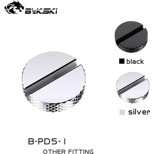 Bykski G1/4 " Hand tighten Water Stop Water Cooling System Sealing Lock Computer Accessories Fitting Use a Coin to Tightening