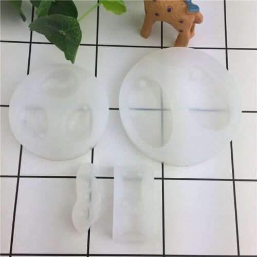 DIY Pea And Water Droplets Shape Silicone Mold For Key Chains With Hole Pendant Resin Jewelry Epoxy Molds 3D Crafts Tools