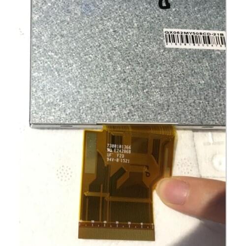 Compatible replacement 6.2 inch 7300101366 E242868 vehicle DVD navigation LCD screen with touch screen (not original)