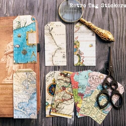 KSCRAFT Vintage Vellum Paper Labels Stickers for Scrapbooking Happy Planner/Card Making/Journaling Project