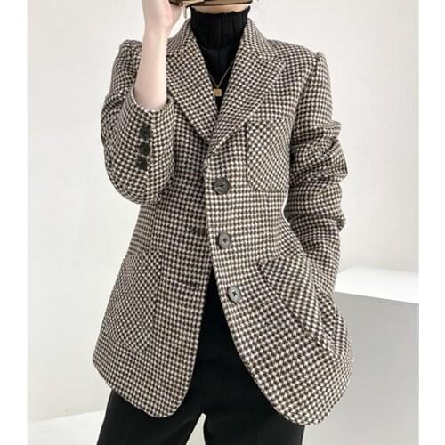 Женские шерстяные пиджаки YJ DANCER China At AliExpress