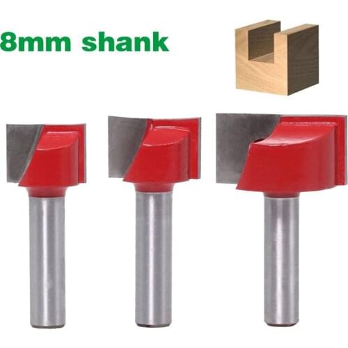 1PC 8mm Cleaning bottom Engraving Bit solid carbide router bit Woodworking Tools CNC milling cutter endmill for wood 10mm-32mm