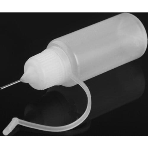 2Pcs 30ML Clear White Glue Applicator Needle Squeeze Empty Plastic Bottle Quilling DIY Scrapbooking Handmade Paper Craft Tool