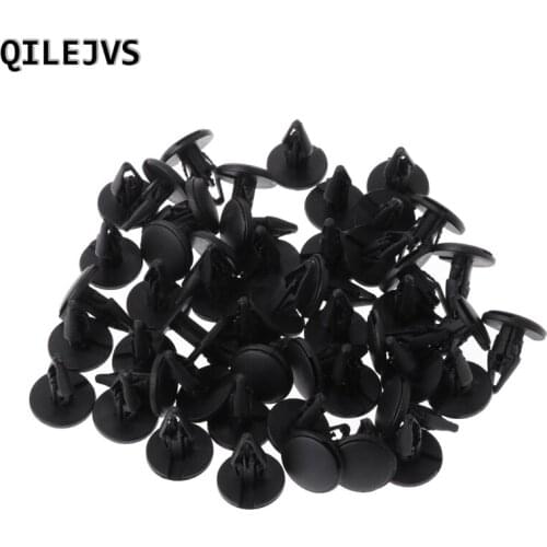 50 Pcs Car Fender Trunk Rivet Fastener Push Clips For Honda Renault Peugeot Citroen