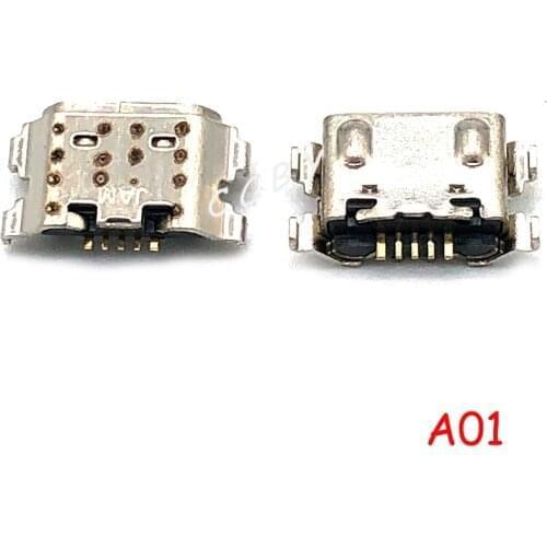 50pcs Original USB Charging Port Plug Dock Connector Socket For Samsung Galaxy A01 A015 A015F/DS