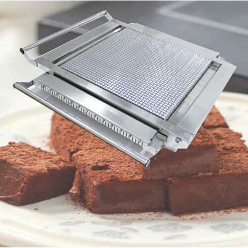 Best price small fudge caramel chocolate cutter cheesecake guitar dicing machine