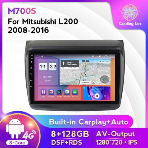 MEKEDE Car GPS navigation For Mitsubishi PAJERO Sport 2 L200 Triton 2008 2009 2010-2016 DVR camera auto radio multimedia player