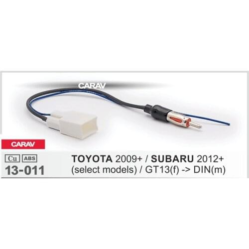 CARAV 13-011 Car Stereo Radio Antenna Adaptor for TOYOTA 2009+ (select models) for SUBARU 2012+ (select models)