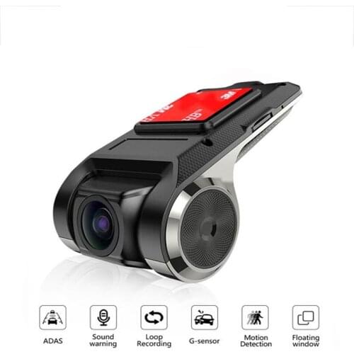 USB ADAS Full HD 1080P Car DVR Dash Cam For Car DVD Android Player Navigation Head Unit/Auto Audio Voice Alarm Video recording