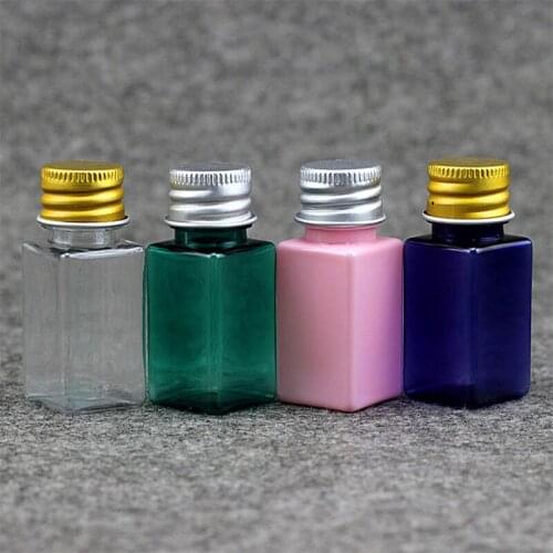 Free Shipping 1000 X 10ml Cosmetics Bottles 10ml Toner Oil Bottle Aluminum Cover Plastic Empty Bottle Leak Test Trial Pack