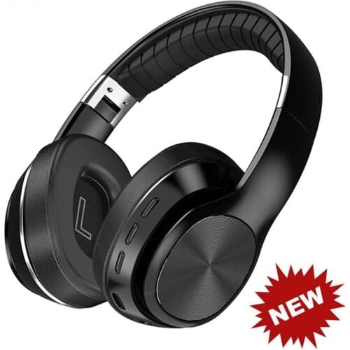 New VJ320 HiFi Headphones Wireless Bluetooth 5.0 Foldable Support TF Card/FM Radio/Bluetooth Stereo Headset With Mic Deep Bass