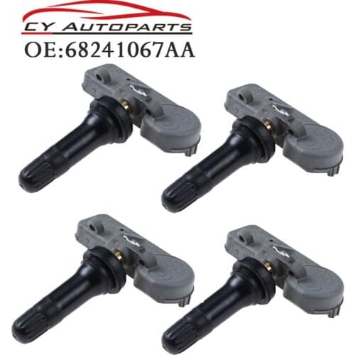 4PCS New TPMS Tire Pressure Sensor For Dodge Jeep Chrysler 68241067AA 68241067AB