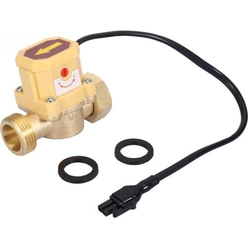 G3/4-G3/4 Thread Water Pump Adjustable Flow Sensor Pressure Automatic Control Switch Water Flow Control