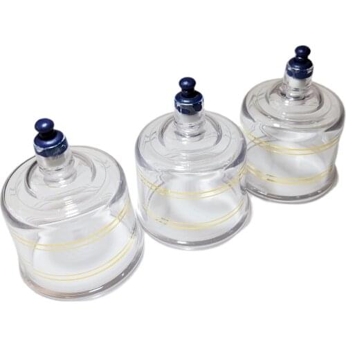 Love Heart Shape Star Shape Round Thickened Plastic Cupping Cup Cupping Therapy Vacuum Suction Cupping Jar