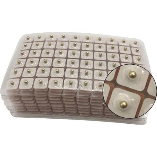 Magnetic beads therapy 1200Paste Auricular Ear Auriculotherapy Acupuncture Therapy Ear Vaccaria Seeds Stickers weight loss slim