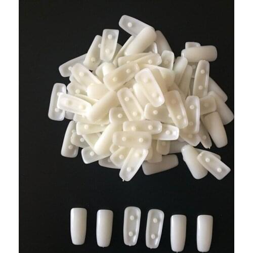 MAOHANG 100pcs/lot nail tips for practice use Practice display Training Nail Art False Tips Display Training Tools