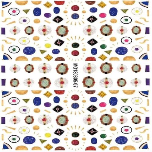 Japanese Style Cubic Traceless Nail Sticker Water Slide Fingernail Decals hkajuku Acrylic Dry Paper Stickers Women Girl Manicure