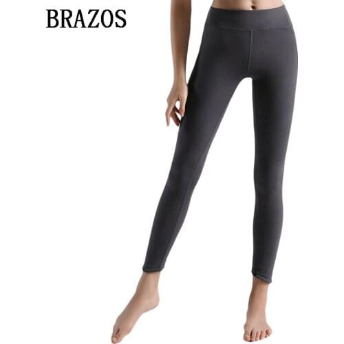 Nylon Yoga Pants Women Sports Leggings High Waist Pants For Women Sexy Sports Trousers Fitness Wear Gym Leggings Autumn Winter