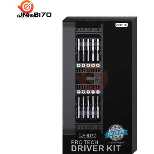 21 in 1 JM-8170 DIY Screwdriver Set Portable stainless steel Hand Tools Screwdriver Kit Repair Tool for Mobile Phone Tablet PC