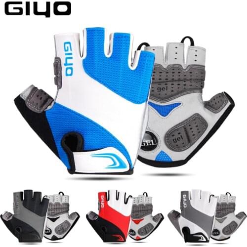 GIYO Bicycle Gloves Gel Cycling Gloves Half Finger Bike Mittens For Men Women Summer DH Outdoor Sports Racing Gloves Accessories