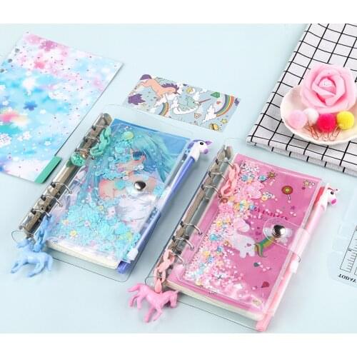 PVC Girl Hand Book Unicorn Hand Book Cartoon Cute Hand Book Student Hand Book