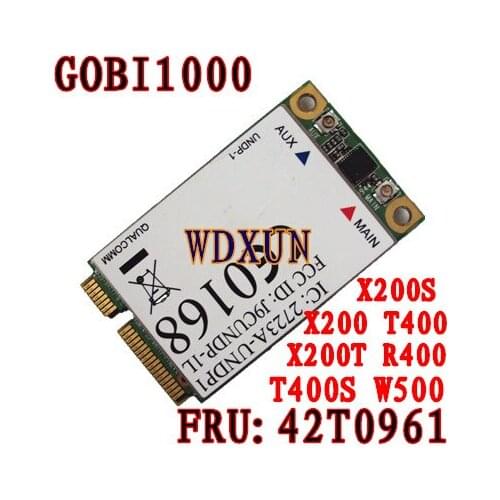 Gobi1000 FRU 42T0961 3G wwan Card 7.2Mbps+GPS for ThinkPad X200 X301 Unlocked