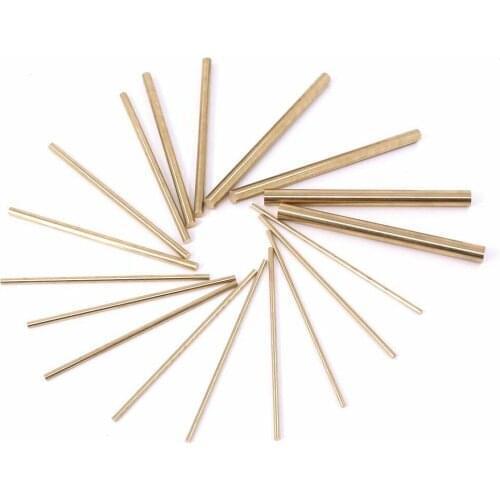 5PCS 500mm length Brass Round Bar/Rod - Diameters 1mm to 4.5mm Modelmaking